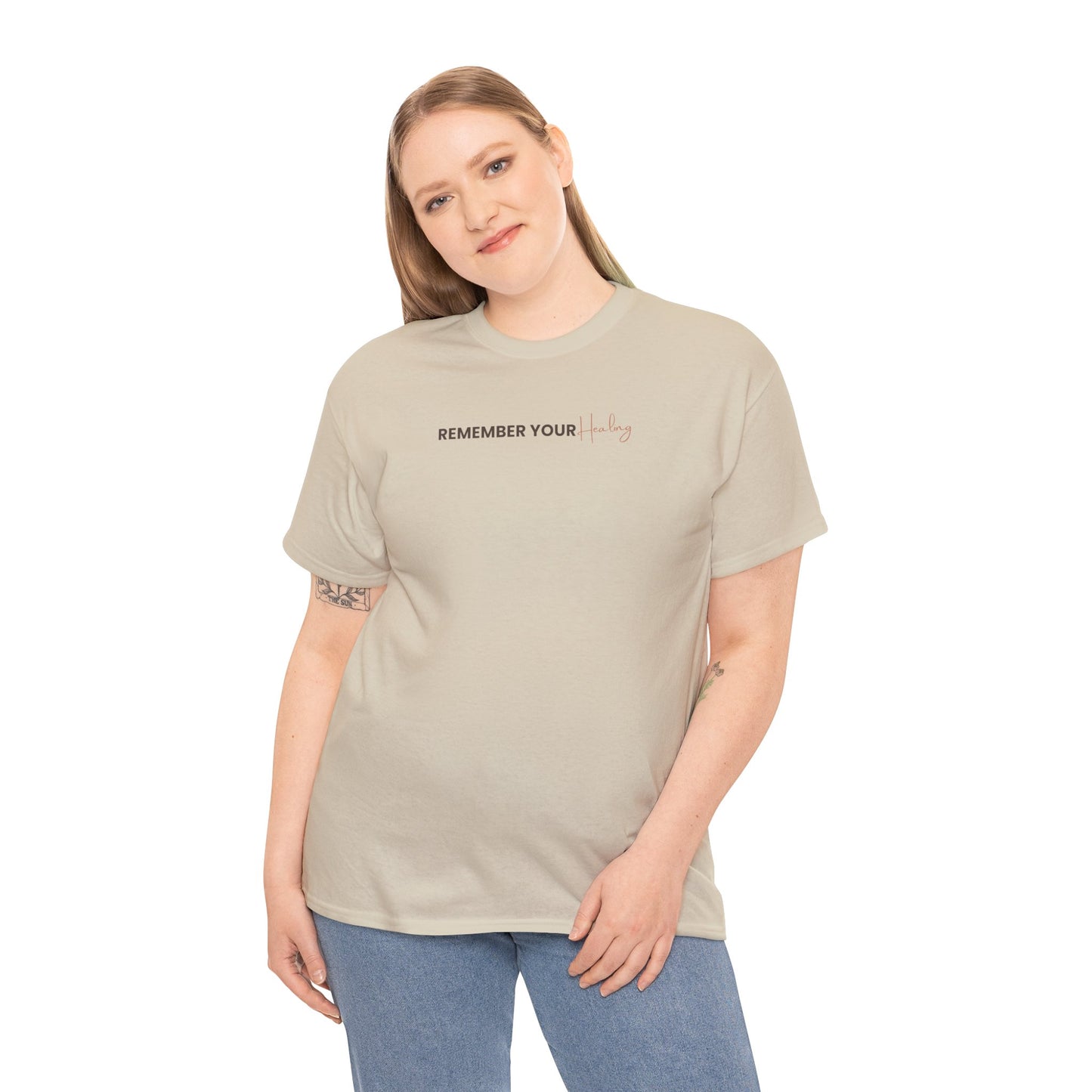 Remember Your Healing— Minimal Inspirational Tee