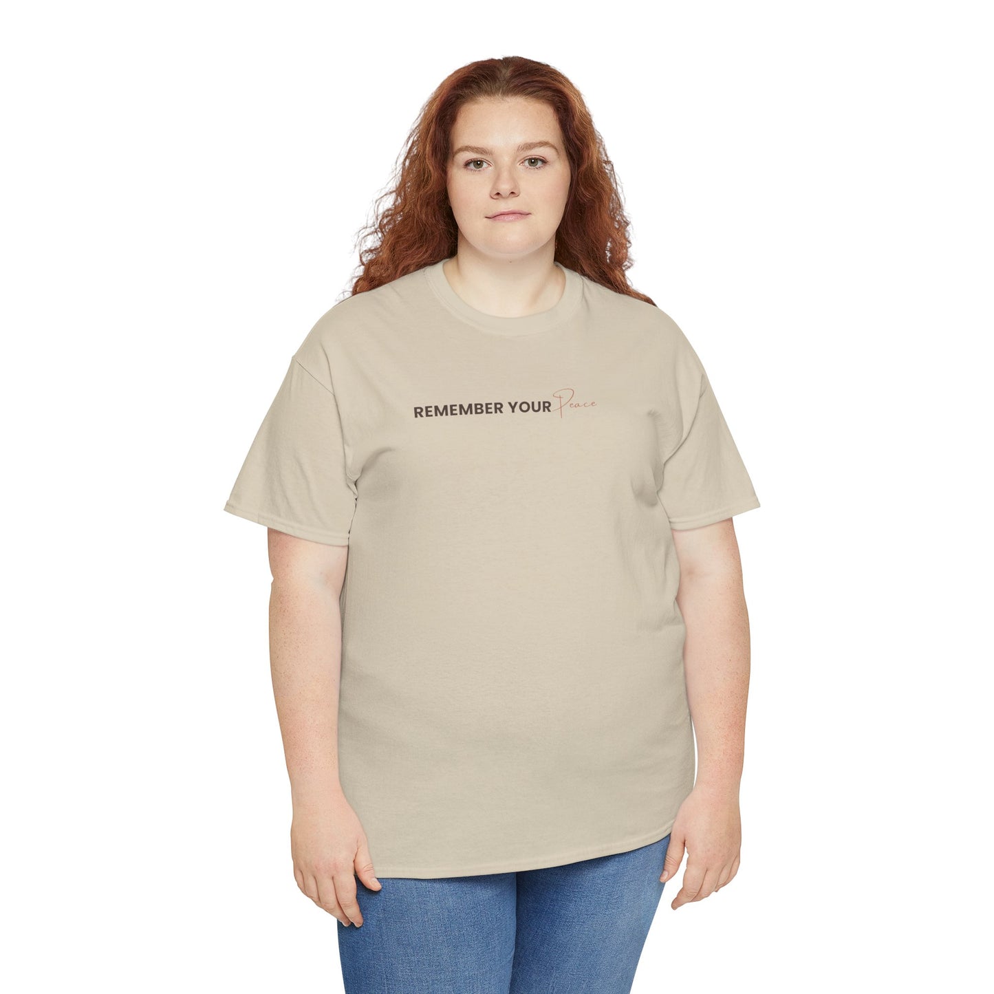 Remember Your Peace T‑Shirt — Inspirational White Tee