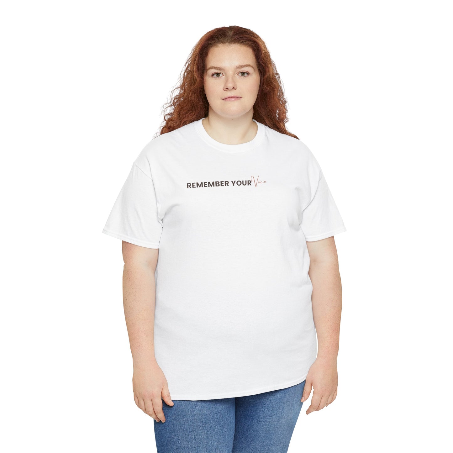 Remember Your Voice T-Shirt — Minimal Inspirational Quote Tee