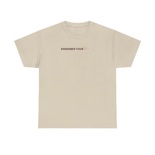 Remember Your Voice T-Shirt — Minimal Inspirational Quote Tee